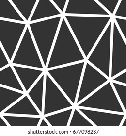 Polygonal abstract Global Connection seamless wallpaper pattern. Geometric polygonal vector background.