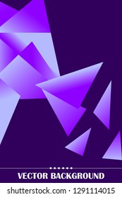 Polygonal abstract illustration. Crystal banners, posters, geometric backgrounds.