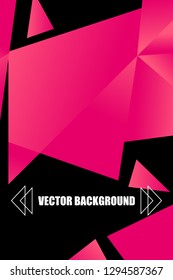 Polygonal abstract illustration. Crystal banners, posters, geometric backgrounds.
