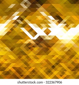 Polygonal Abstract Pattern. Autumn Style.  Modern Design