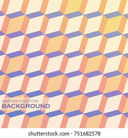 Polygonal abstract tile background. Vector illustration