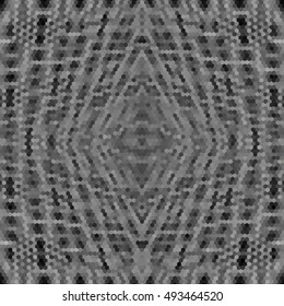 Polygonal abstract vector background or pattern in grey