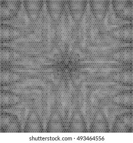 Polygonal abstract vector background or pattern in grey