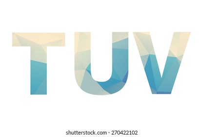 Polygonal alphabet
