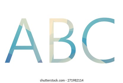 Polygonal  alphabet