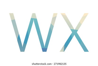 Polygonal  alphabet