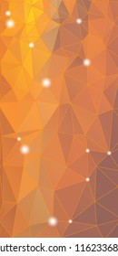polygonal autumnal background.   vector. EPS10.
