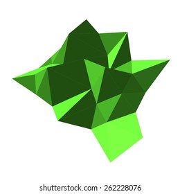 Polygonal background. Abstract geometry