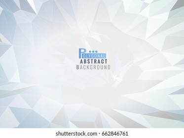 Polygonal background abstract shining with blank space for text copy