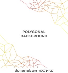 polygonal background color vector illustration