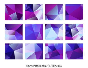 Polygonal background for craft, digital paper and websites and business cards, flyers and invitations