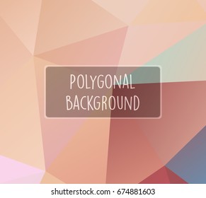 Polygonal background for craft, digital paper and websites and business cards, flyers and invitations
