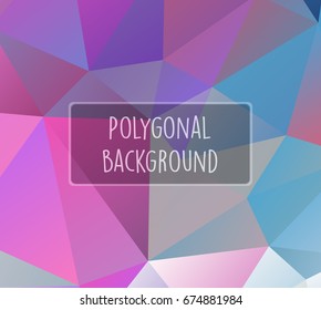 Polygonal background for craft, digital paper and websites and business cards, flyers and invitations