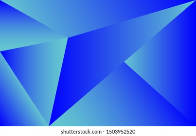 polygonal background dark blue EPS10