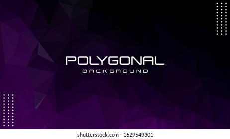 Polygonal background, Geometric background in Origami style with gradient.
