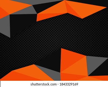 Polygonal background. Geometric pattern with triangles. Vector illustration