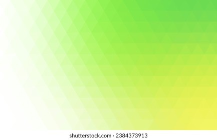 polygonal background with green and yellow gradient color composition