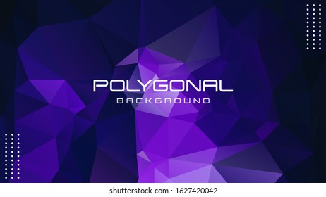 Polygonal background, Illustration low poly pattern, gradient color