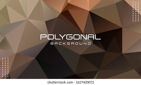 Polygonal background, Illustration low poly pattern, gradient color