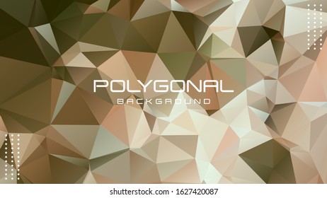 Polygonal background, Illustration low poly pattern, gradient color
