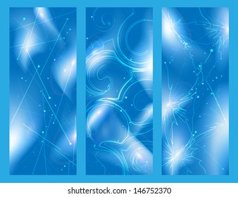 Polygonal background with lines and pearls