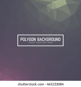 Polygonal background in Purple tones, Vector illustration, Creative Business web Design Templates