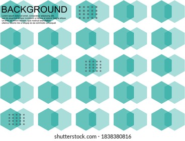 Polygonal Background Shape blue color, template for web and app