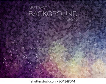Polygonal Background with square geometric shapes