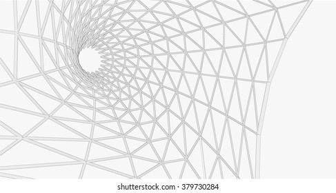 Polygonal background, technology design. Wireframe Surface Vector Background