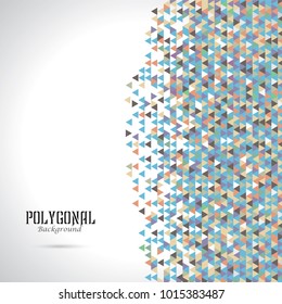 Polygonal background, Trendy Abstract Geometric Hipster Background