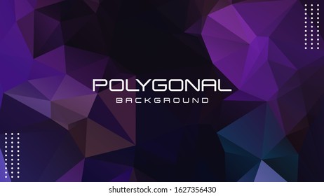 Polygonal background, Trendy vector illustration, Abstract low poly