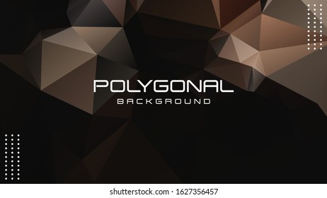 Polygonal background, Trendy vector illustration, Abstract low poly
