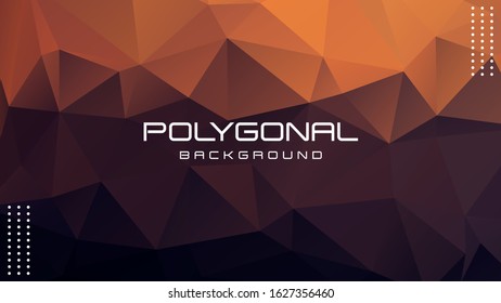 Polygonal background, Trendy vector illustration, Abstract low poly