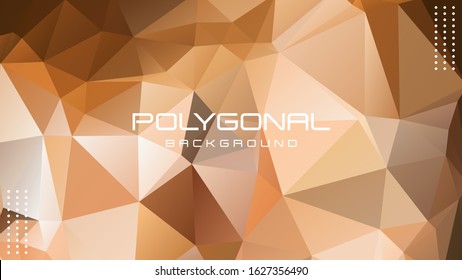 Polygonal background, Trendy vector illustration, Abstract low poly