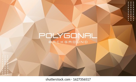 Polygonal background, Trendy vector illustration, Abstract low poly