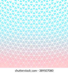 Polygonal Background, Vector illustration. Rose Quartz - Limpet Shell gradient.