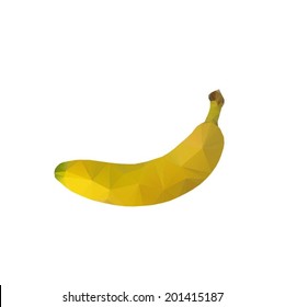 Polygonal banana design
