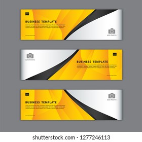 Polygonal banner design template vector illustration, Geometric, Abstract background, texture, advertisement layout. advertising header for website. Graphic for billboard, gift voucher
, card. Yellow