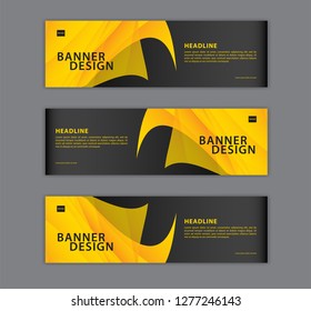 Polygonal banner design template vector illustration, Geometric, Abstract background, texture, advertisement layout. advertising header for website. Graphic for billboard, gift voucher
, card. Yellow