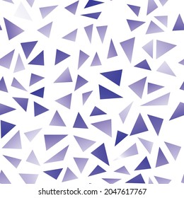 Fondo de mosaico azul poligonal. Resumen de la ilustración vectorial de polos bajos. Patrón triangular sin soldadura. Diseño de negocio geométrico de plantilla con triángulo para póster, banner, tarjeta, volante, tela, textil.