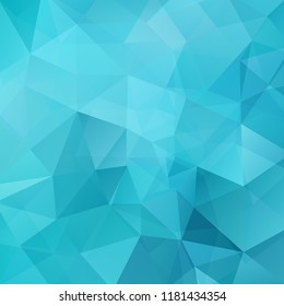 Polygonal blue vector background. Can be used in cover design, book design, website background. Vector illustration