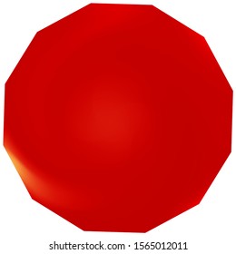 Polygonal blurred background. Creative backdrop in style of 90th, 80th, 70h. Trendy soft color art. Red modern abstract cover for your graphic design or creative projects.