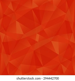 Polygonal bright monochrome background with red triangles.