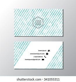 Polygonal Business Card Template for your work