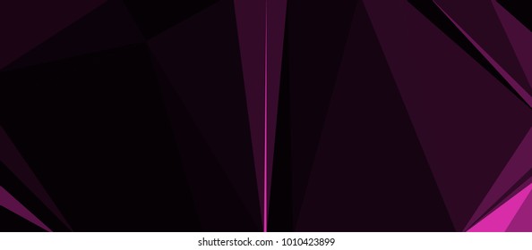 Polygonal business card vector template overlap with shadow vector illustration eps10