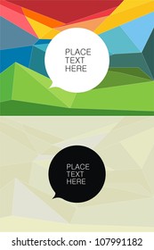 Polygonal color texture