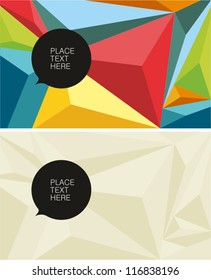 Polygonal color texture