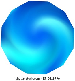 Polygonal colored background. Holographic backdrop in style of 90th, 80th, 70h. Trendy soft color pearl. Blue eco fluid template for your poster, presentation, invitation, brochure or cards.