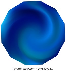 Polygonal colored background. Surreal backdrop in style of 90th, 80th, 70h. Trendy soft color concept. Blue eco fluid template for your poster, presentation, invitation, brochure or cards.