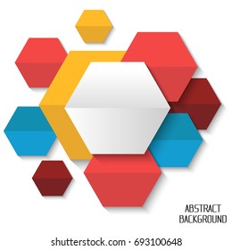 polygonal colorful abstract background for creative design , banner card  etc. , vector illustration